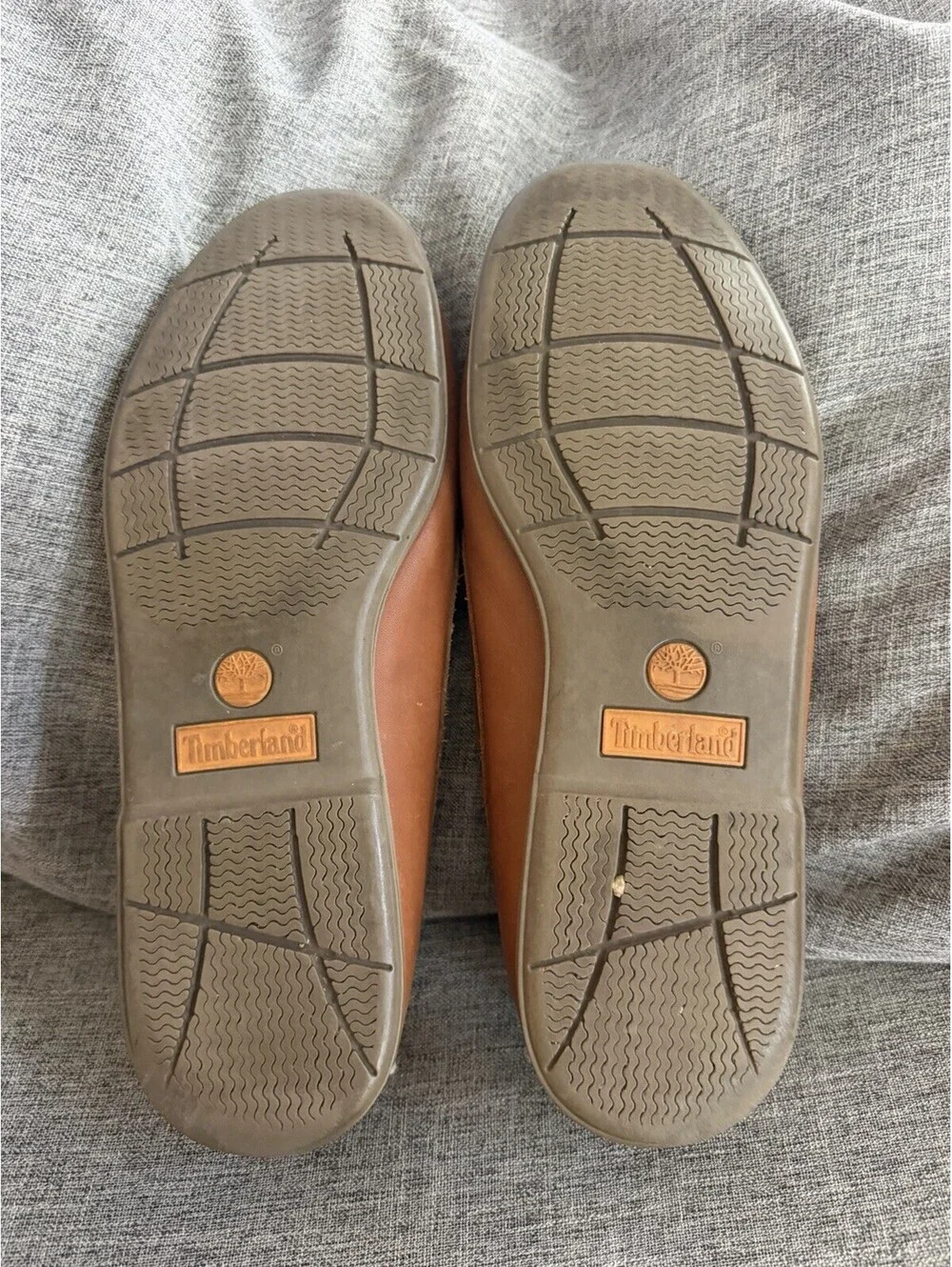 Timberland Boat Shoes Size Mens 11.5 Tan Leather 2 Eye Style 71065